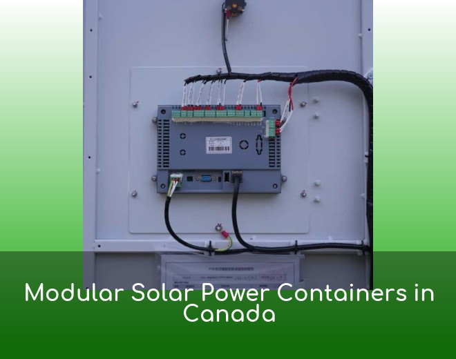 Modular Solar Power Containers in Canada